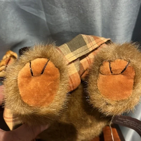 Bearington Bears "Autumn Harvester" 15” Plush Bear Retired! Halloween Fall Decor - Picture 8 of 13